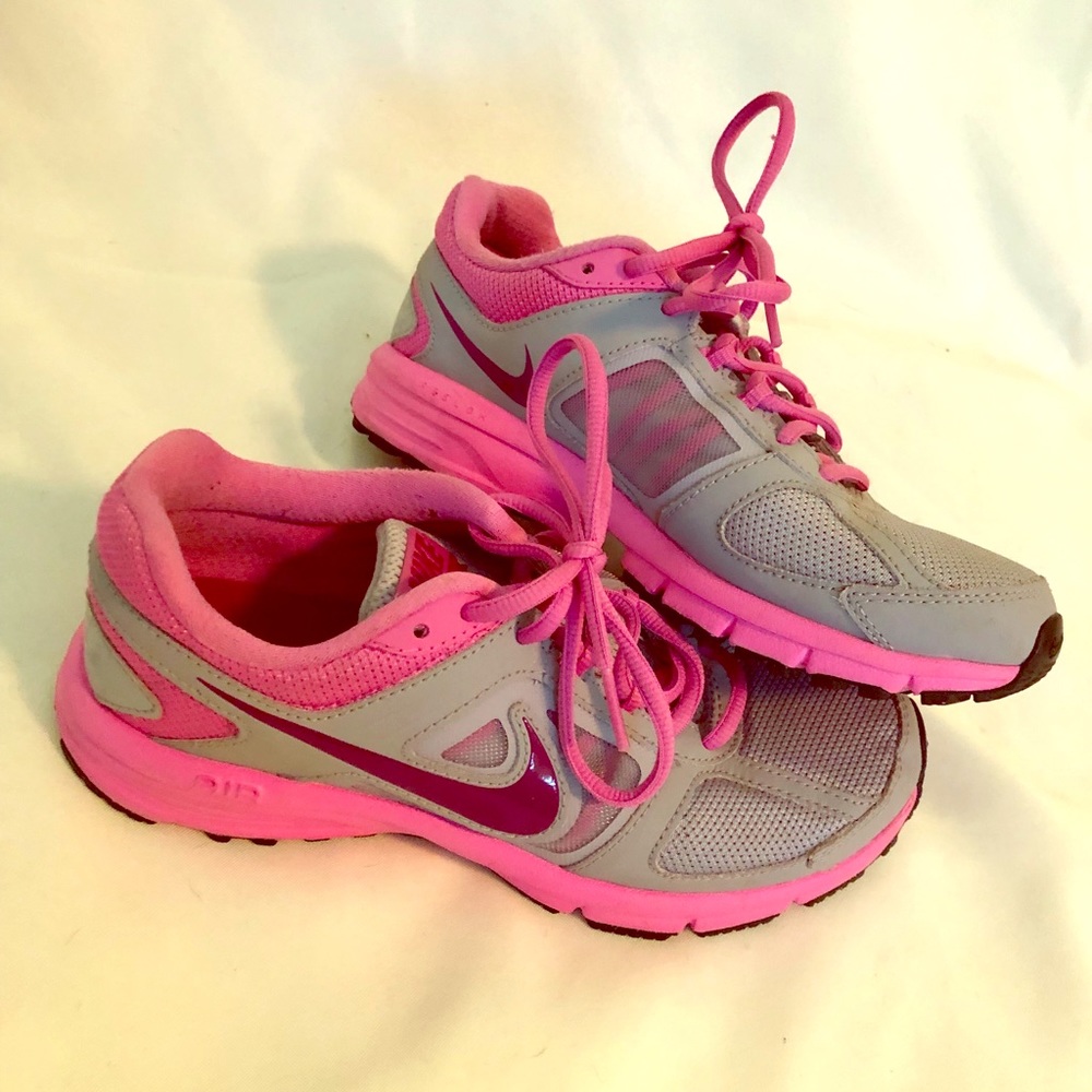 Women’s Pink and Grey Nike running shoes